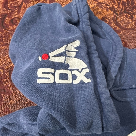 RARE VTG Nike Cooperstown Collection Chicago White Sox MLB Hoodie - Picture 4 of 6